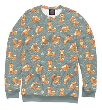 Женский свитшот Foxes yoga Женская одежда