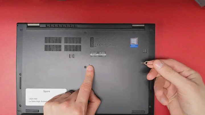 Сброс настроек ThinkPad L13 Yoga