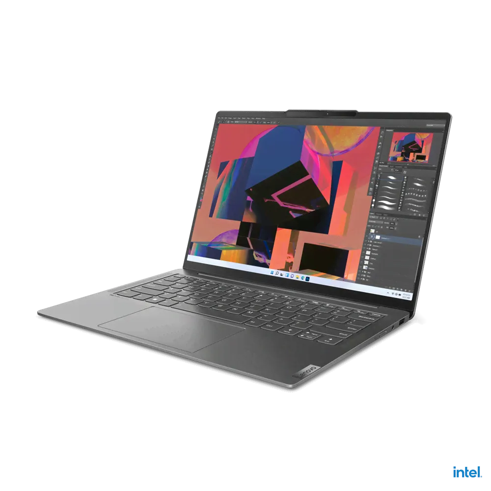 Ноутбук 14" Lenovo Yoga Slim 6 14IAP8, темно-серый (82WU006VRK)-0