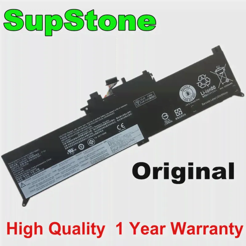 Оригинальный аккумулятор SupStone 01AV434 для Lenovo ThinkPad Yoga 260 370 X260 X380 SB10K97591 01AV432 01AV433 00HW026 00HW027 (art.: 3a35305285a)-0