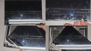 Lenovo Yoga 730-15 730-15IKB JB Weld Hinge Repair And Partial Screen LCD Digitizer Removal