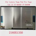 Оригинальный НОВЫЙ 13 "ЖК-дисплей с сенсорным экраном Digitizer В Сборе Для Lenovo Yoga Pad Pro 2021 Yoga Tab 13 YT-K606F YT-K606M