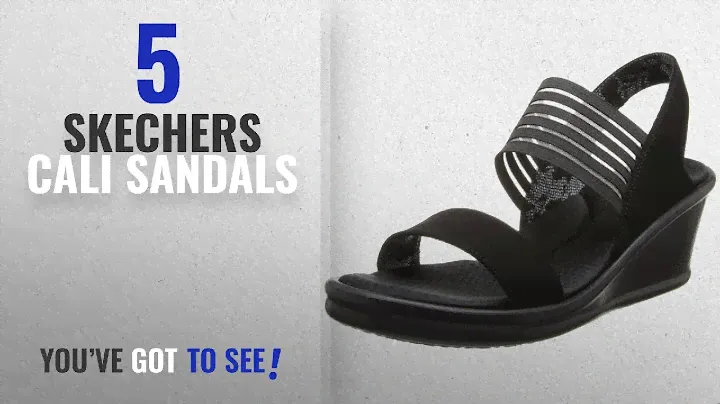 Top 5 Skechers Cali Sandals [2018]: Skechers Cali Women's Rumblers Sci-Fi Wedge Sandal,Black,9 W US