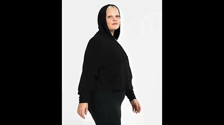 Nike Yoga Womens Cropped Hoodie Plus Size