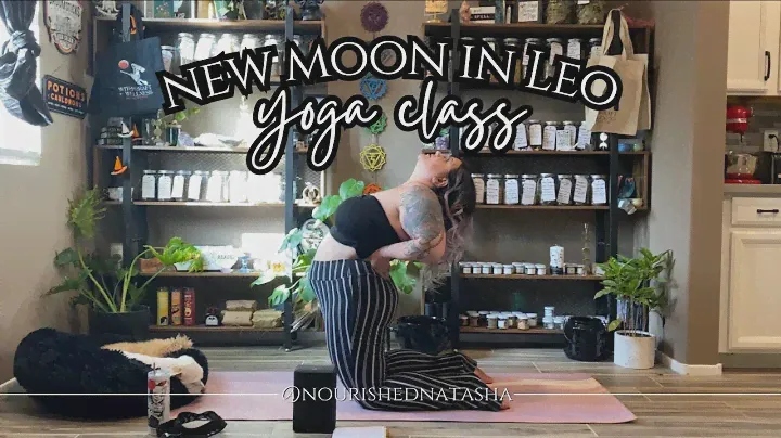NEW MOON YOGA CLASS | NEW MOON IN LEO 🦁 OPEN YOUR HEART