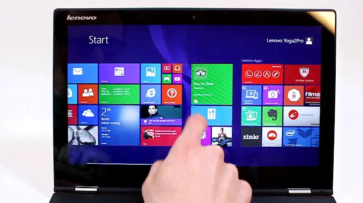 Lenovo Yoga 2 Pro (QHD+ 3200x1800) Preview
