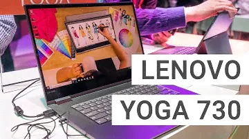 Lenovo Yoga 730 with Stylus & Alexa Hands On Review