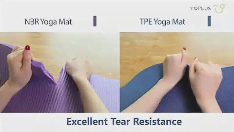 TOPLUS Yoga Mat - Classic 1/4 inch Pro Yoga Mat Eco Friendly Non Slip Fitness Exercise Mat