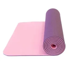 Коврик для йоги TPE YOGA MAT-DEEP, размер 173х61х0,6 см, цвет фиолетовый