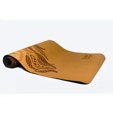 Пробковый коврик для йоги Your Yoga TPE 180х60х0.3 см, Lion