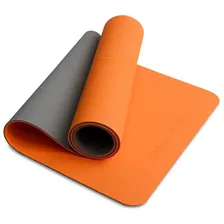 Hamsa Yoga, Спортивный тренировочный коврик для йоги и фитнеса с покрытием TPE+TC, Гимнастический инвентарь для фитнеса, Размер 183х61х0.6 см. отзывы