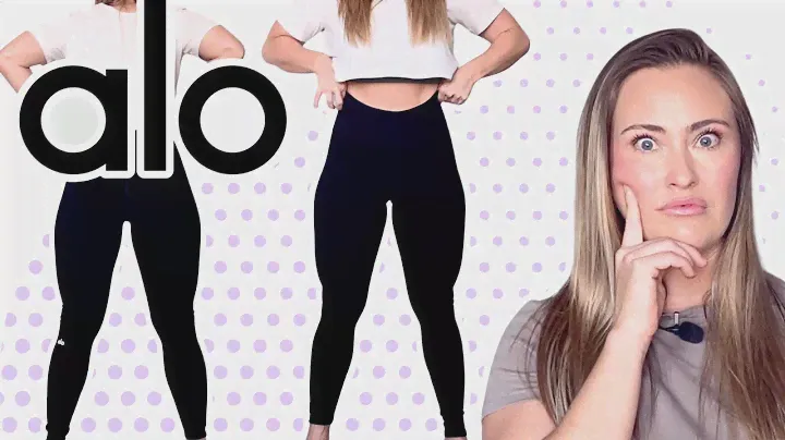DREAMY LEGGING ALERT! ALO YOGA HIGH WAIST ALOSOFT LOUNGE LEGGING TRY ON REVIEW HAUL