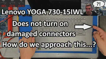 Lenovo Yoga 730-15IWL - a unique reason why this device cannot be switched ON