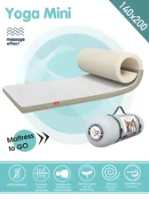 Релакс Матрас для кровати скрученный YOGA Mini 140х200см, Высота 6см